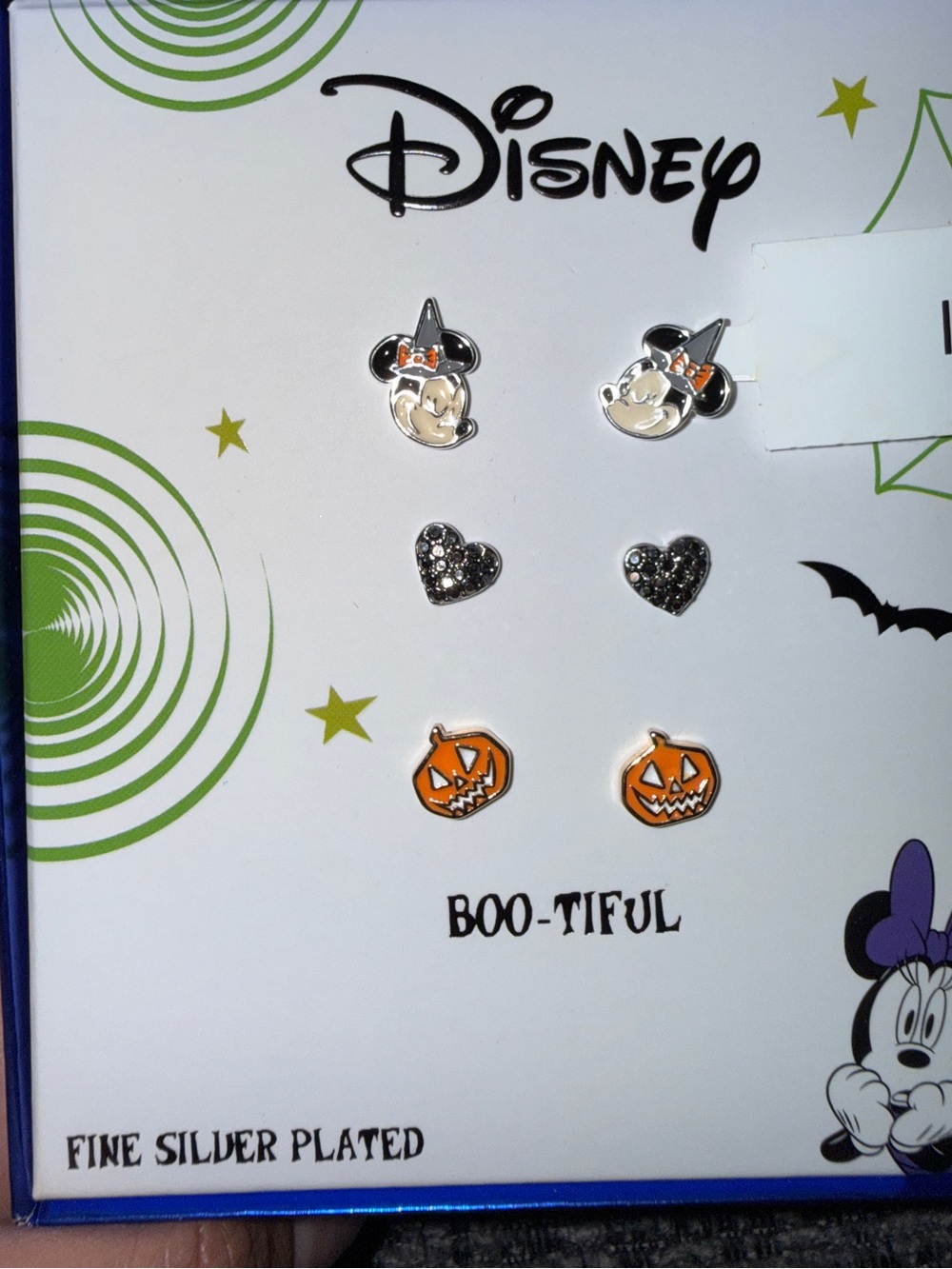 Disney Halloween Minnie & Pumpkin Earring Set